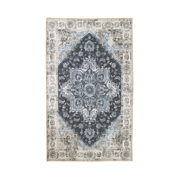 Havana rug 160x230cm blue and grey