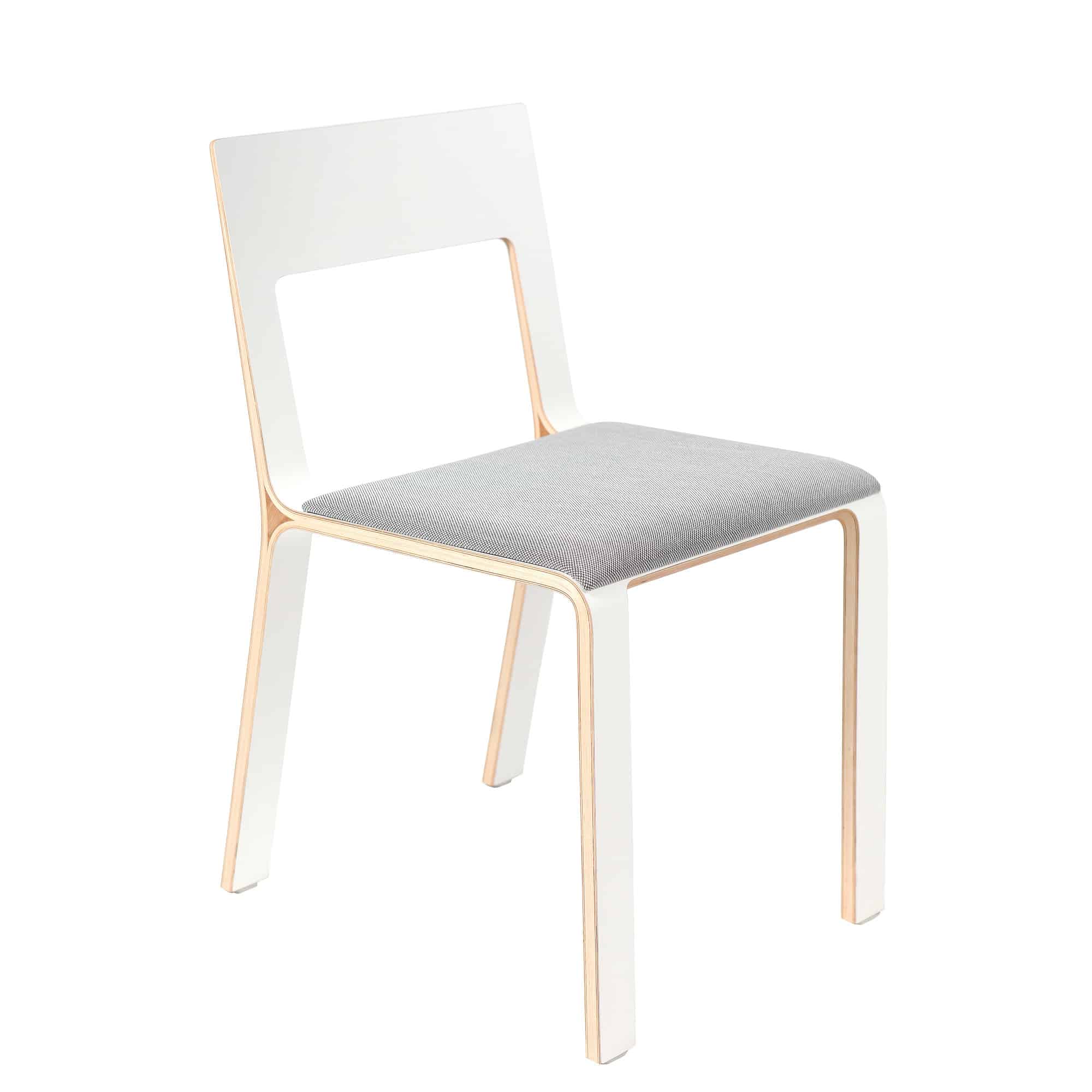 Fram lamineeritud valge tool